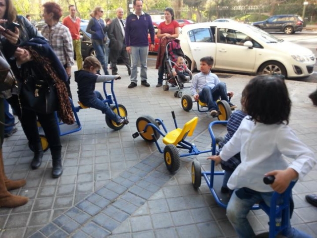 probando las bicis